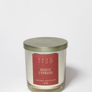 White Cypress 10 oz scented candle