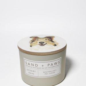 Sand + Paws Desert Rain 12 oz scented candle
