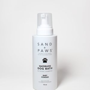 Sand + Paws Waterless Dog Bath - Baby Powder