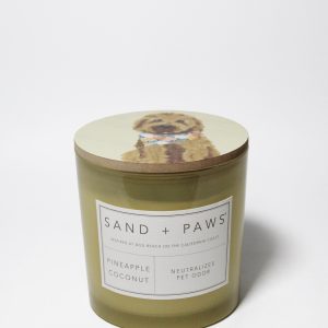 Sand + Paws Pineapple Coconut 21 oz scented candle