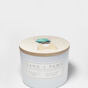 Sand + Paws California Citron 12 oz scented candle