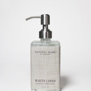 White Linen Natural Home 13.5 oz Liquid Hand Soap
