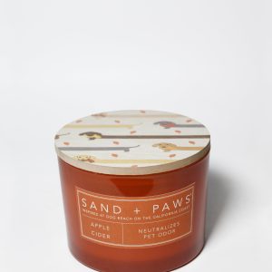 Sand + Paws Apple Cider 12 oz scented candle