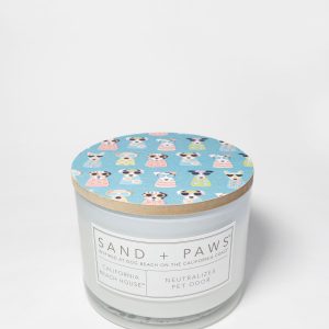 Sand + Paws California Beach House 12 oz scented candle