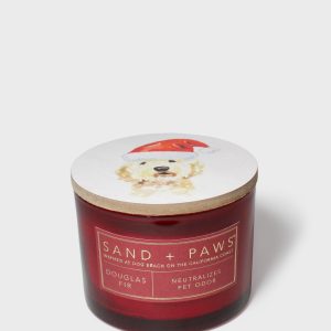 Sand + Paws Douglas Fir 12 oz scented candle