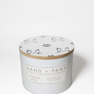 Sand + Paws Lavender Musk 12 oz scented candle