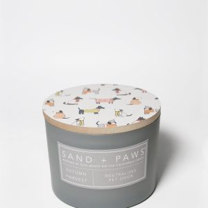 Sand + Paws Autumn Harvest 12 oz scented candle