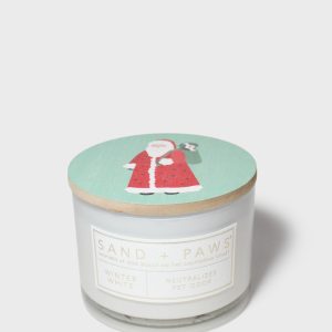 Sand + Paws Winter White 12oz scented candle