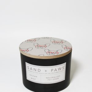 Sand + Paws Ocean Mist 12 oz scented candle