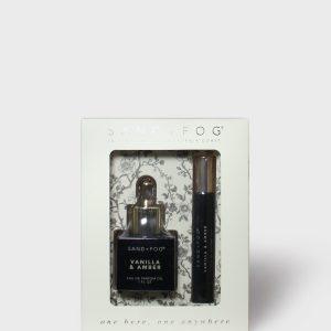 Perfume Oil Dropper and Rollerball Set - Vanilla & Amber