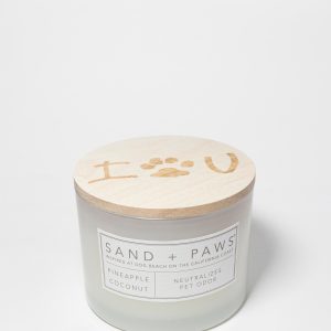 Sand + Paws Pineapple Coconut 12 oz scented candle