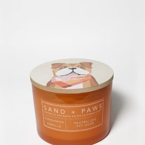 Sand + Paws Cinnamon Vanilla 12 oz scented candle