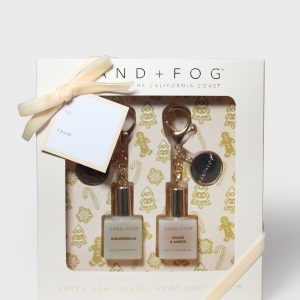 Bag Charm Perfume Oil Rollerball Set - Gingerbread + Sugar & Amber