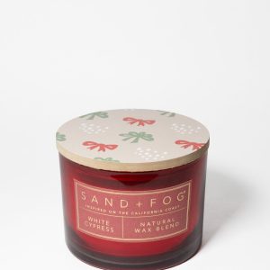 White Cypress 12 oz scented candle
