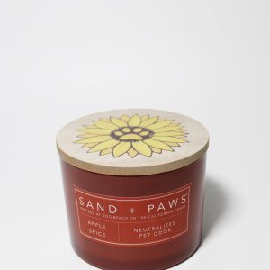Sand + Paws Apple Spice 12 oz scented candle