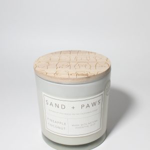 Sand + Paws Pineapple Coconut 21 oz scented candle