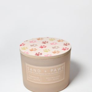 Sand + Paws Pumpkin Soy Latte 12 oz scented candle
