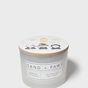 Sand + Paws Bobbing for Apples 12 oz scented candle
