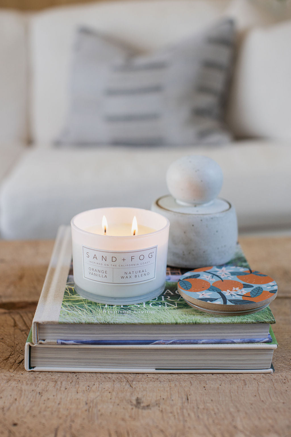 Orange Vanilla 12 oz scented candle