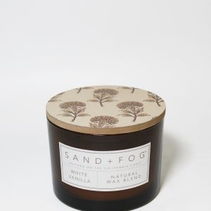 White Vanilla 12 oz scented candle