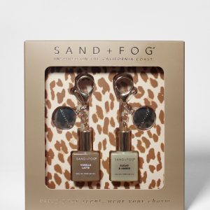 Bag Charm Perfume Oil Rollerball Set - Vanilla Latte + Sugar & Amber
