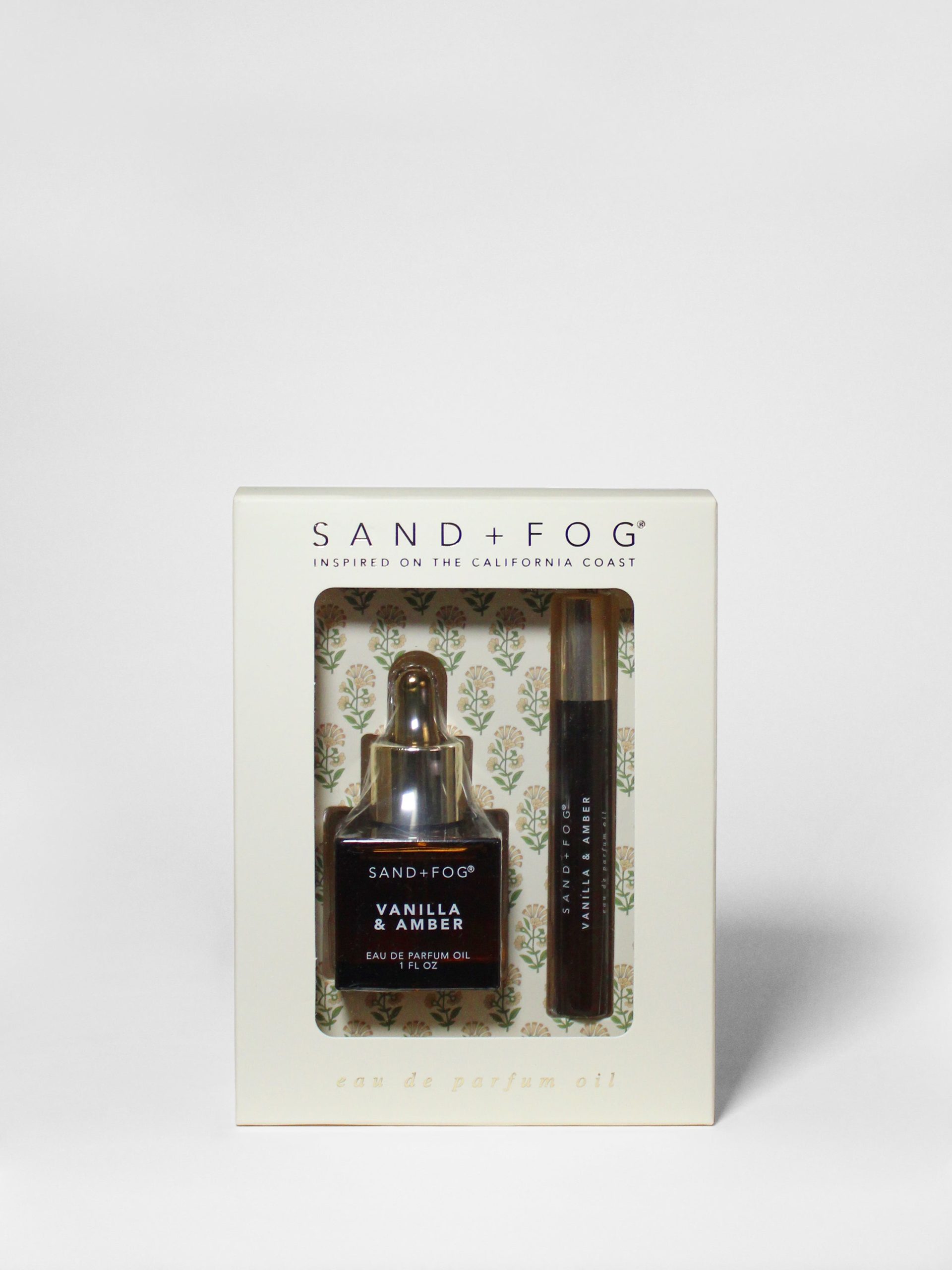 Perfume Oil Rollerball and Perfume Dropper Set - Vanilla & Amber
