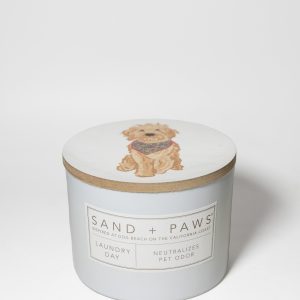 Sand + Paws Laundry Day 12 oz scented candle