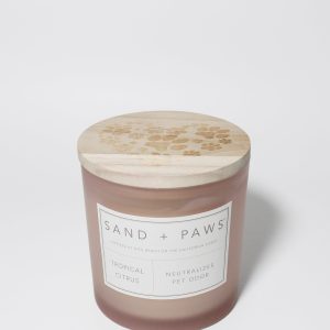 Sand + Paws Tropical Citrus 21 oz scented candle