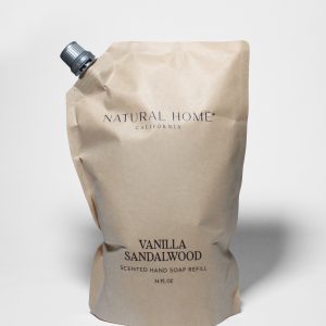 Vanilla Sandalwood Natural Home 34 oz Liquid Hand Soap Refill Bag