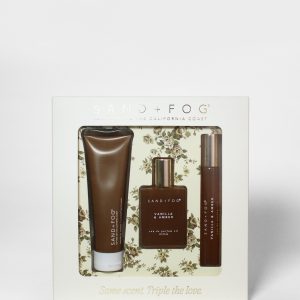Hand Cream and Perfume Oil Rollerball Set - Vanilla & Amber
