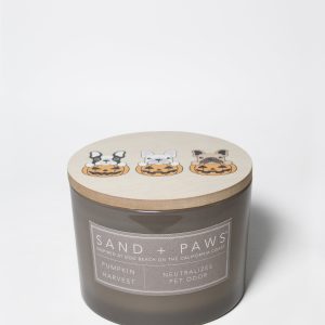 Sand + Paws Pumpkin Harvest 12 oz scented candle