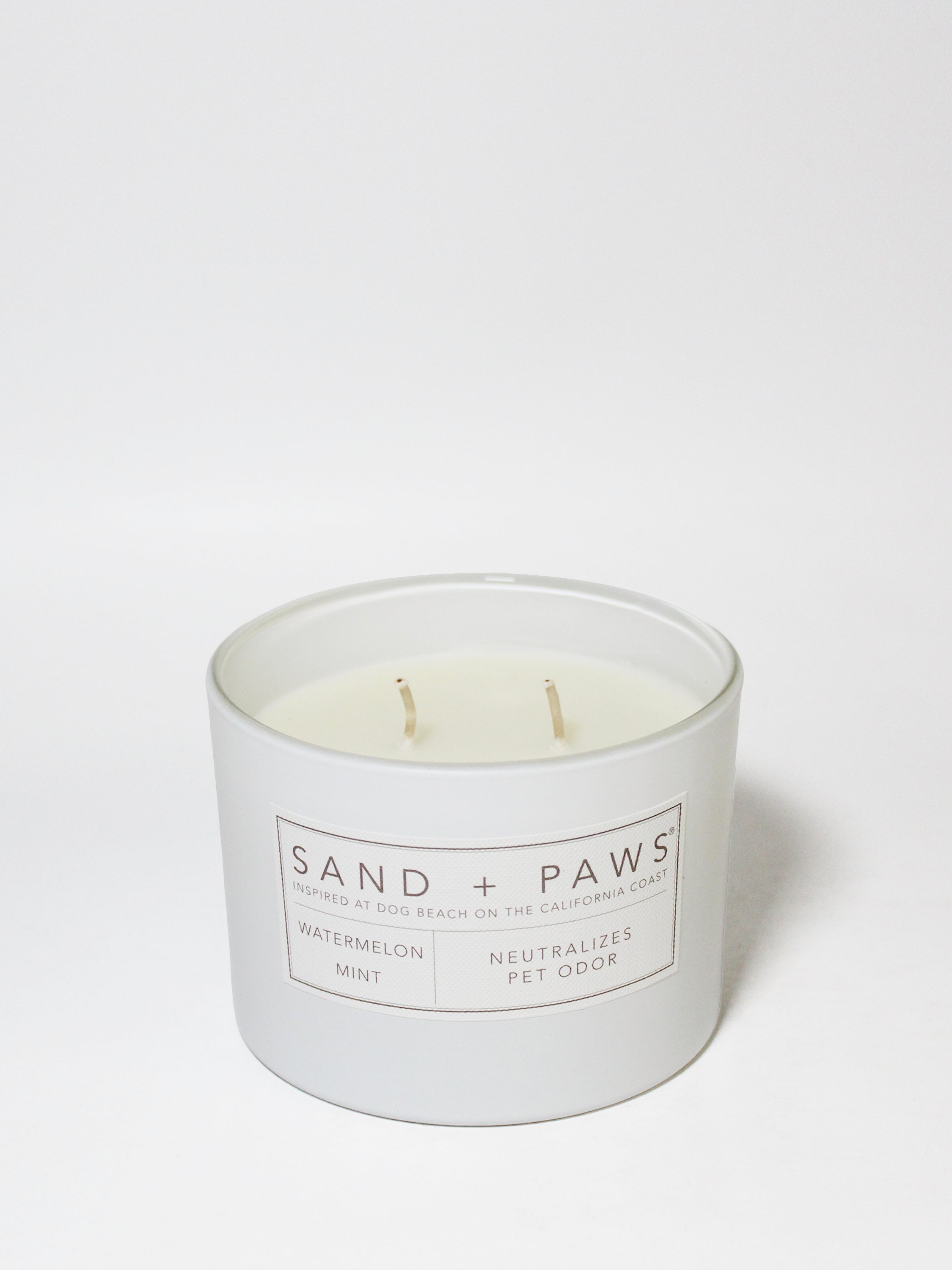 Sand + Paws Watermelon Mint 12 oz scented candle