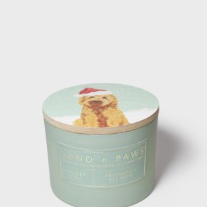 Sand + Paws Winter Pine 12oz scented candle
