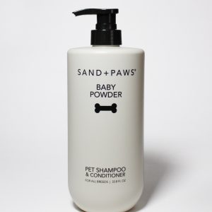 Sand + Paws Pet Shampoo & Conditioner - Baby Powder