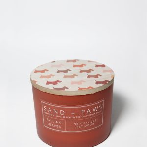 Sand + Paws Falling Leaves 12 oz scented candle