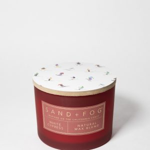 White Cypress 12 oz scented candle