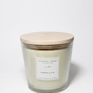 Amber & Fig Natural Home 31 oz scented candle
