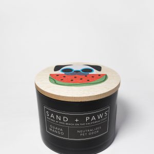 Sand + Paws Guava Mango 12 oz scented candle