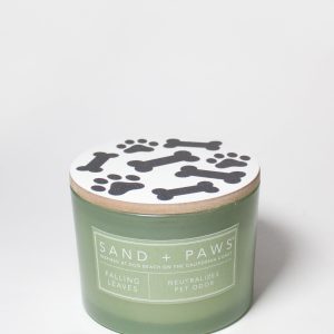 Sand + Paws Falling Leaves 12 oz scented candle