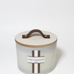 Citrus & Sandalwood 12 oz scented candle