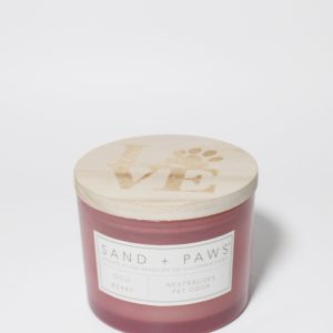 Sand + Paws Goji Berry 12 oz scented candle